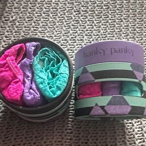 Hanky Panky Vibrant Lace Panties Trio